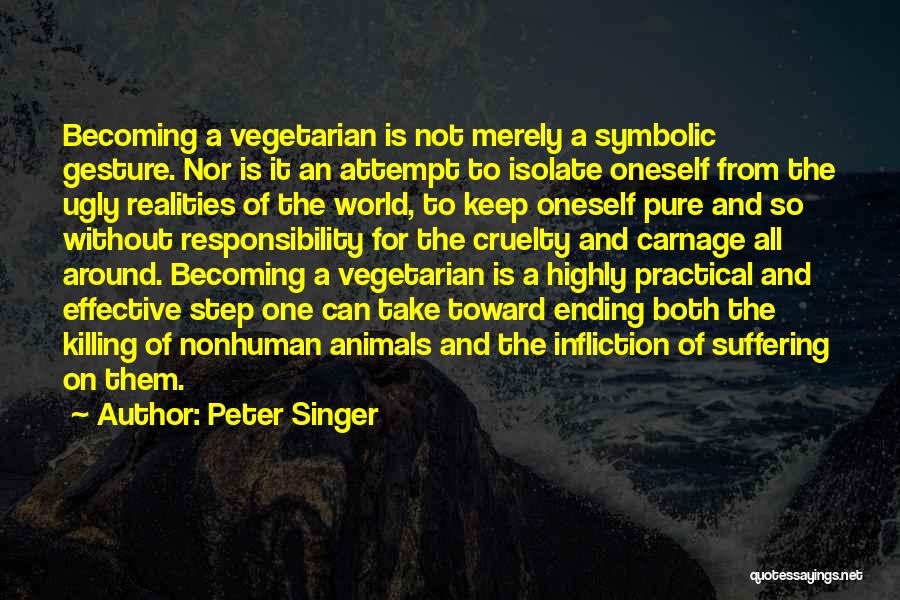 Cruelty To Animals Quotes By Peter Singer