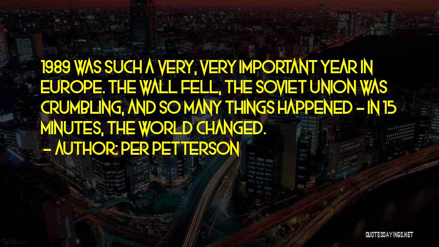 Crumbling Wall Quotes By Per Petterson