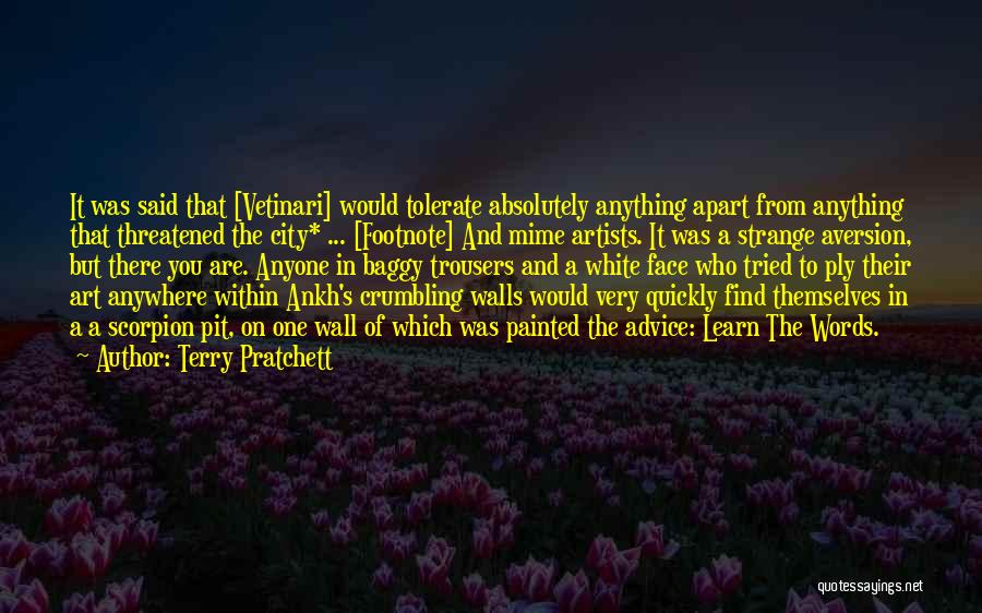 Crumbling Wall Quotes By Terry Pratchett