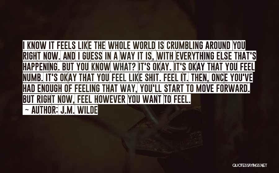 Crumbling World Quotes By J.M. Wilde