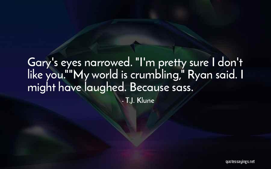 Crumbling World Quotes By T.J. Klune Crumbling World Quotes By T.J. Klune