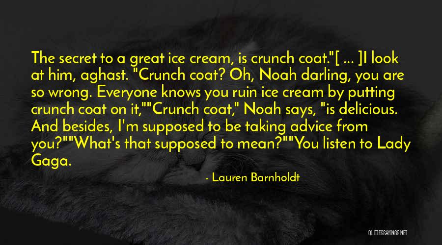 Crunch Quotes By Lauren Barnholdt Crunch Quotes By Lauren Barnholdt