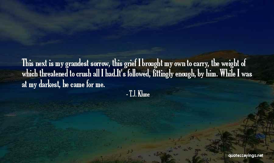 Crush For Him Quotes By T.J. Klune Crush For Him Quotes By T.J. Klune