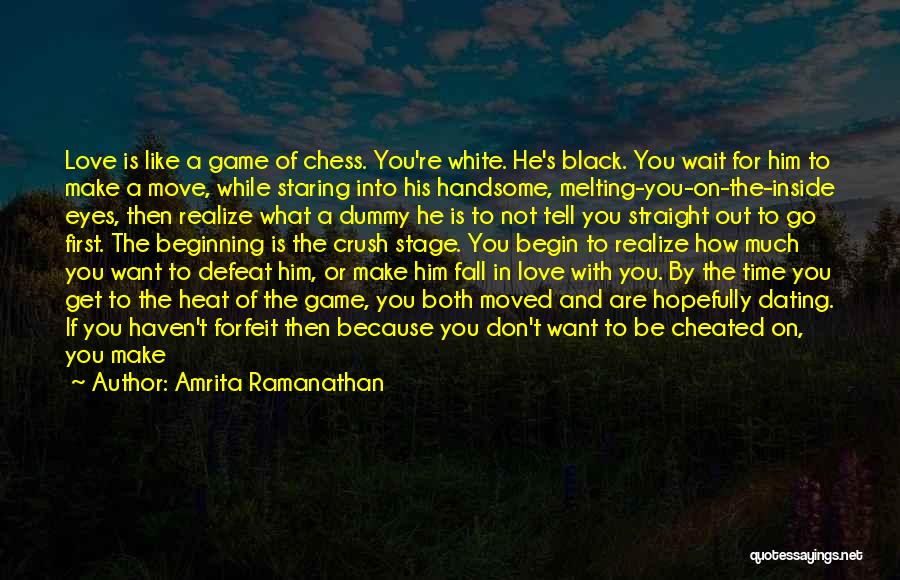 Crush Staring At Me Quotes By Amrita Ramanathan