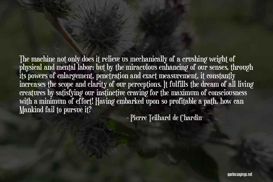 Crushing Quotes By Pierre Teilhard De Chardin