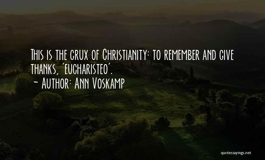 Crux Quotes By Ann Voskamp