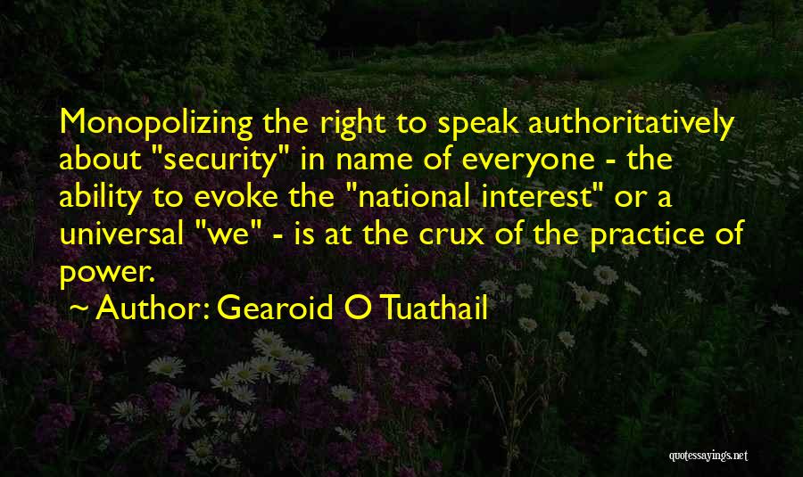 Crux Quotes By Gearoid O Tuathail