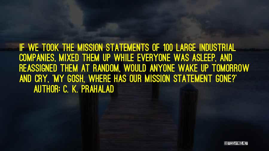 Cry Quotes By C. K. Prahalad