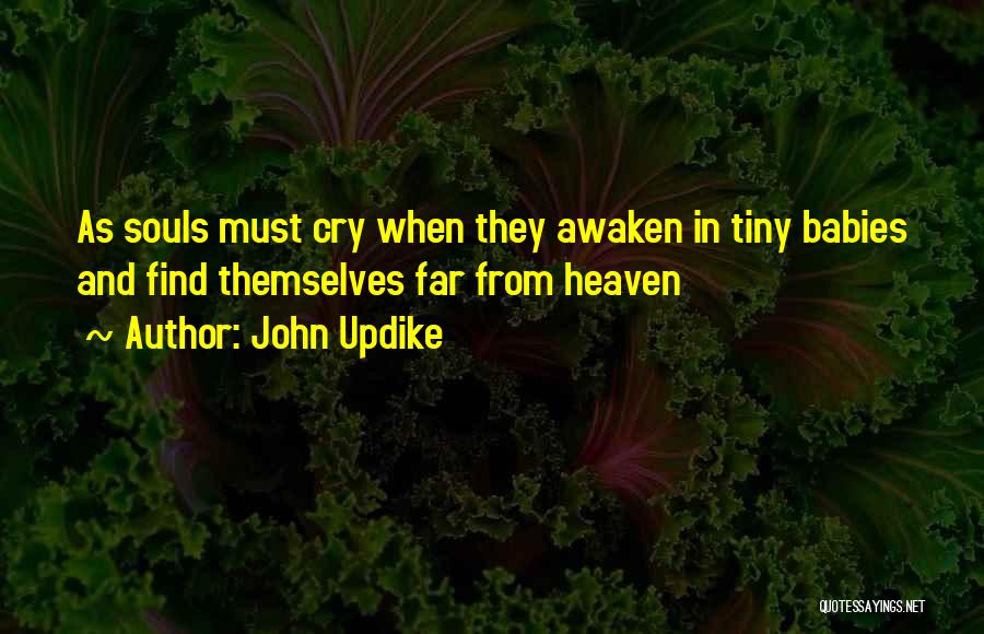 Cry Quotes By John Updike