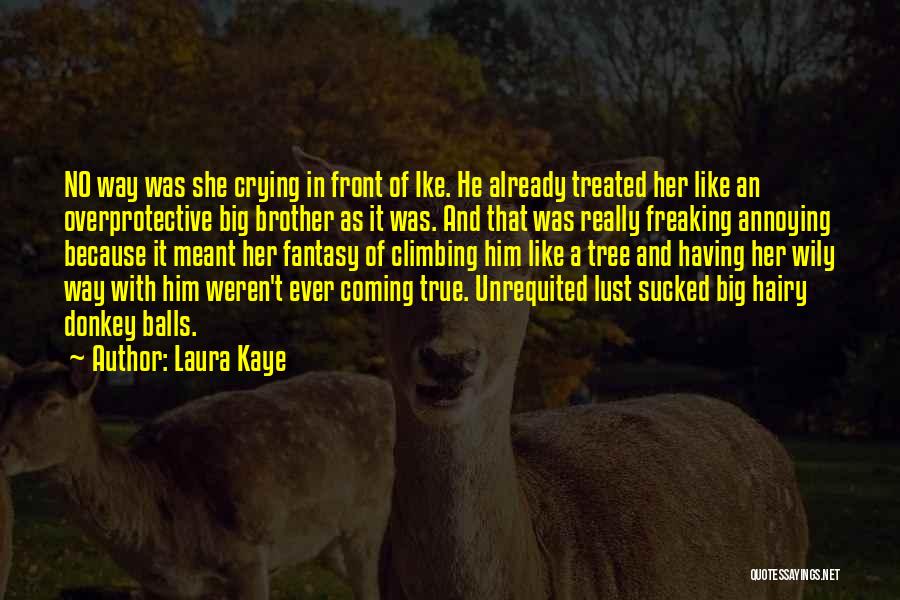 Crying Because Of Him Quotes By Laura Kaye