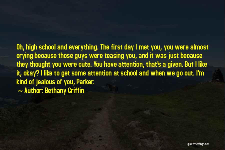 Crying Because Of You Quotes By Bethany Griffin