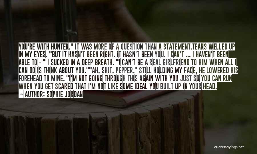 Crying Because Of You Quotes By Sophie Jordan