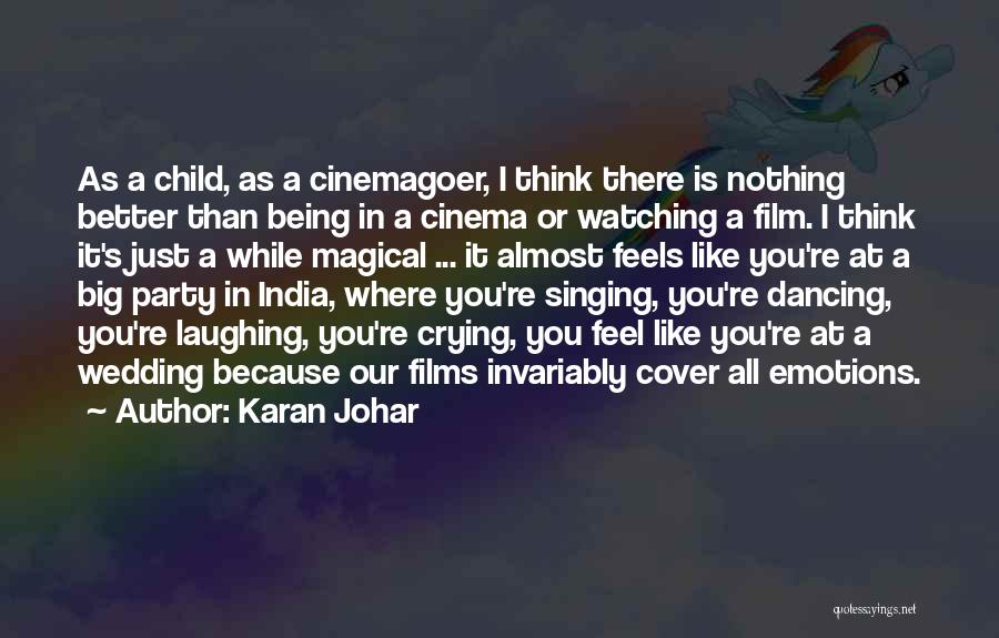 Crying Child Quotes By Karan Johar