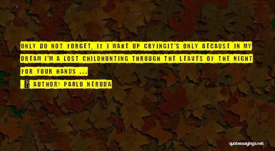 Crying Child Quotes By Pablo Neruda