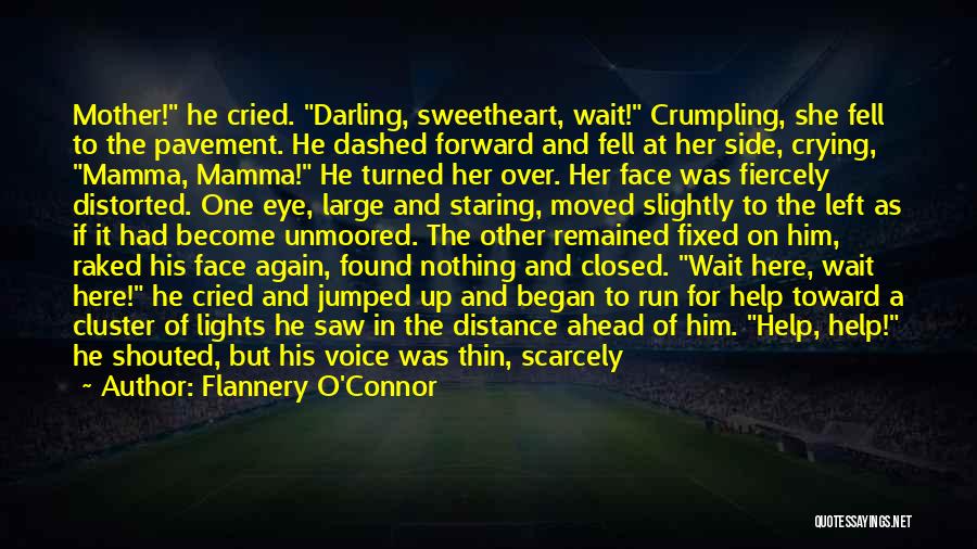 Crying For Him Quotes By Flannery O'Connor