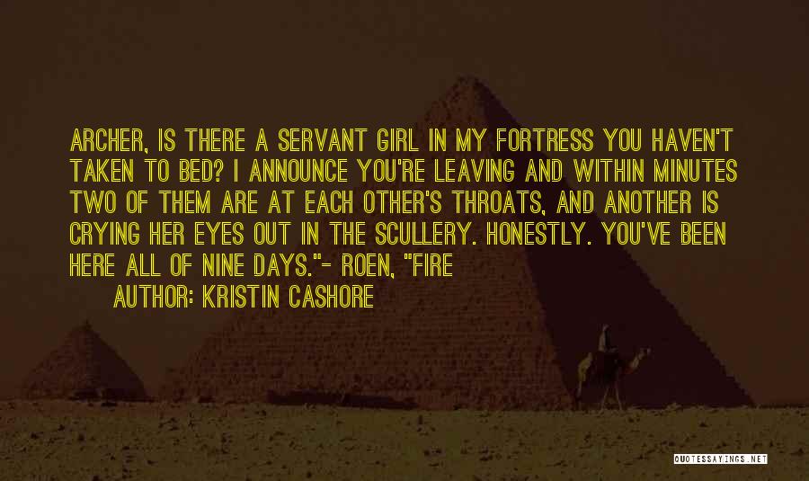 Crying Girl Quotes By Kristin Cashore
