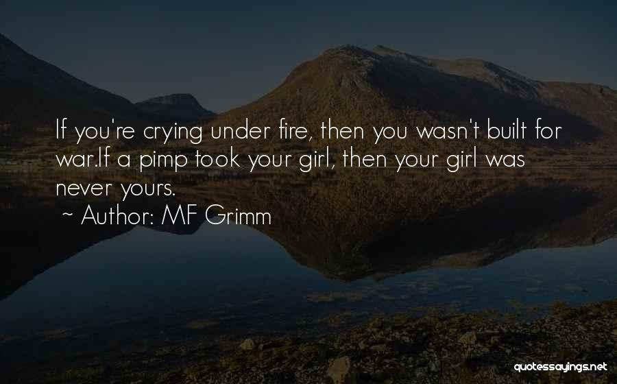Crying Girl Quotes By MF Grimm