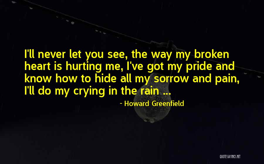 Crying In The Rain Quotes By Howard Greenfield