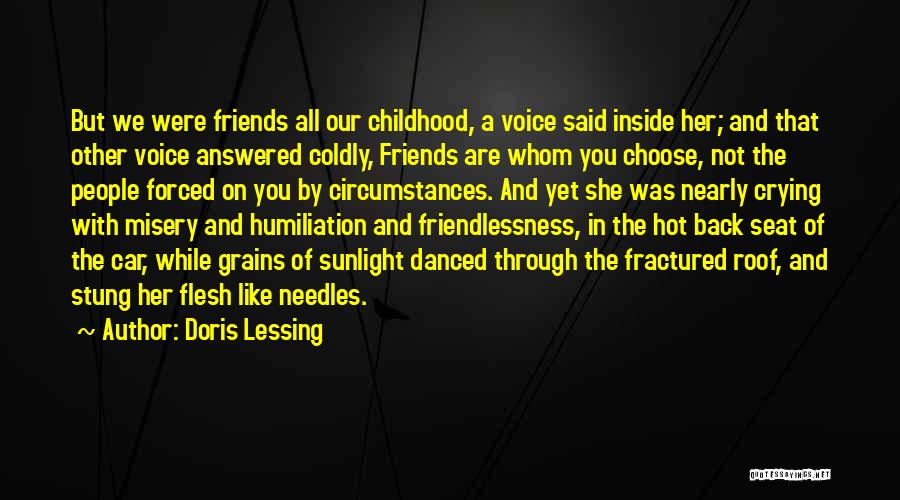 Crying Inside Quotes By Doris Lessing