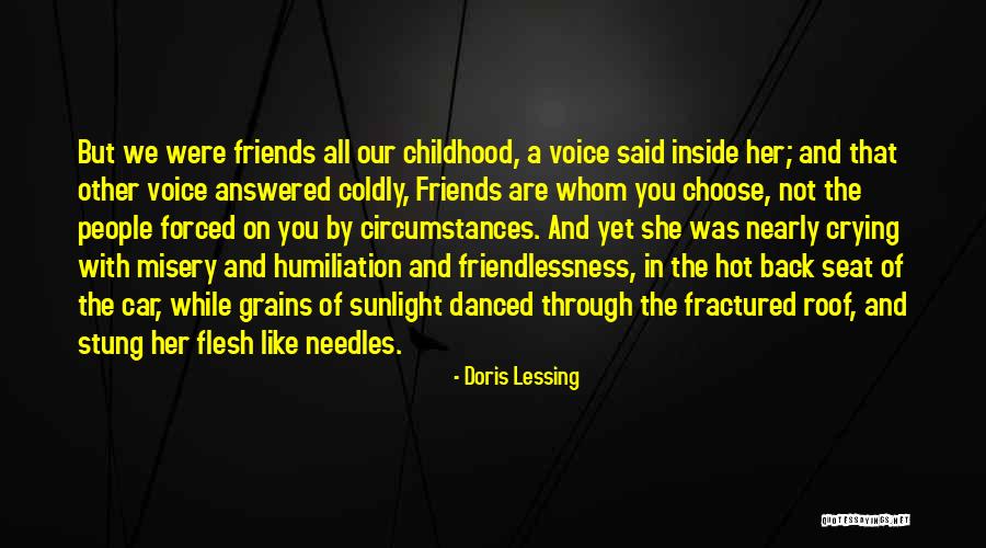 Crying Inside Quotes By Doris Lessing