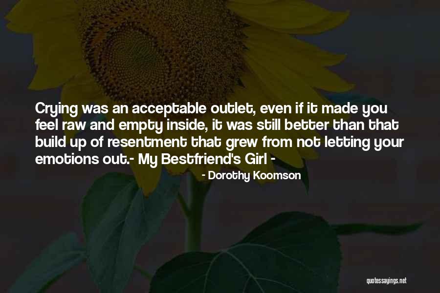 Crying Inside Quotes By Dorothy Koomson