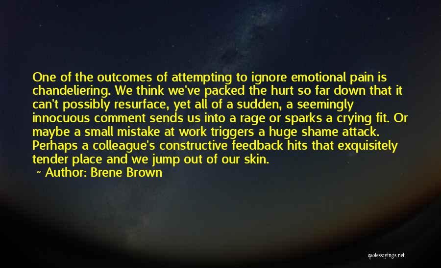 Crying Pain Quotes By Brene Brown