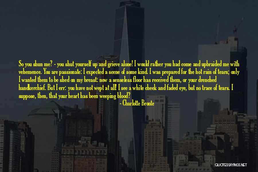 Crying Tears Of Blood Quotes By Charlotte Bronte Crying Tears Of Blood Quotes By Charlotte Bronte