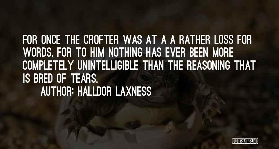 Crying Without Any Reason Quotes By Halldor Laxness