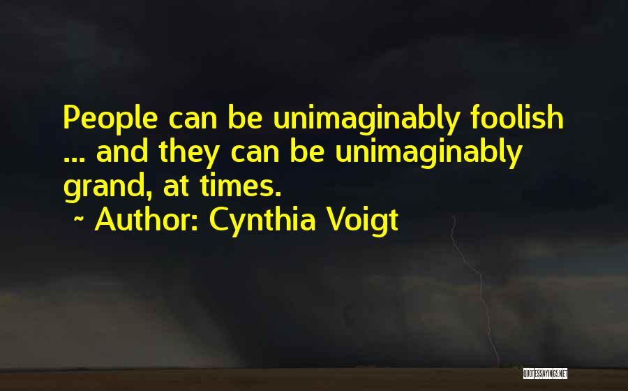 Crynant Quotes By Cynthia Voigt