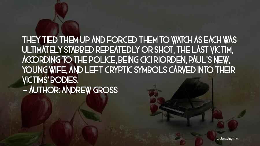 Cryptic Quotes By Andrew Gross