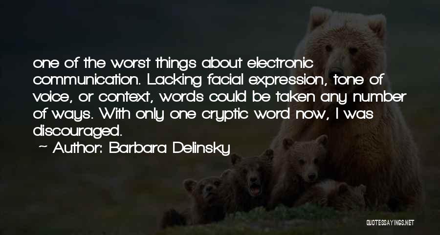 Cryptic Quotes By Barbara Delinsky