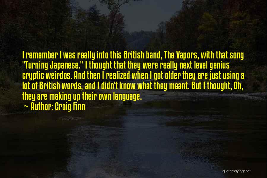 Cryptic Quotes By Craig Finn