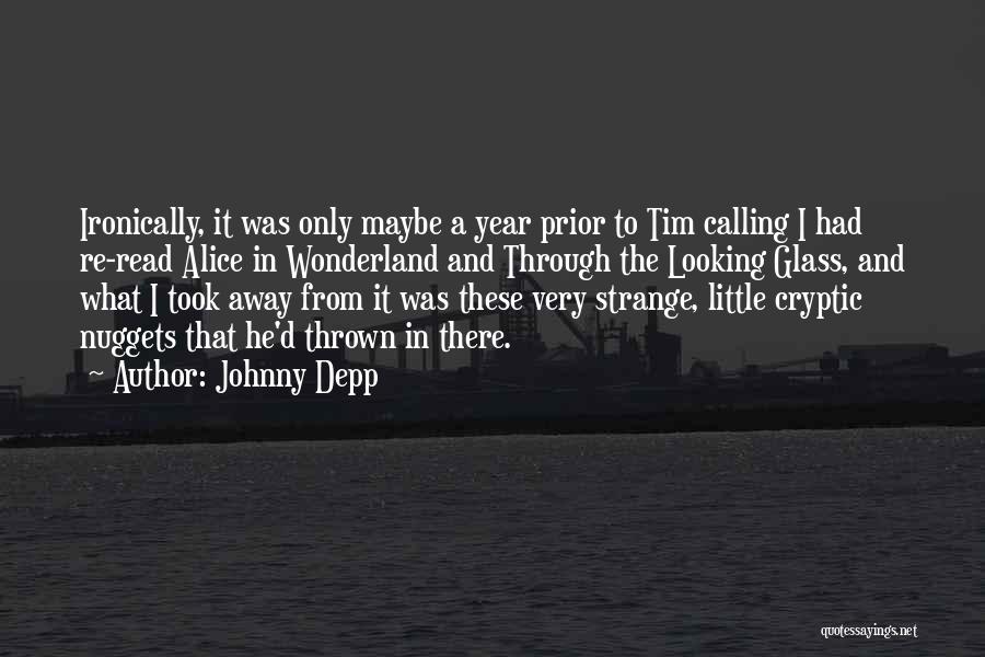 Cryptic Quotes By Johnny Depp