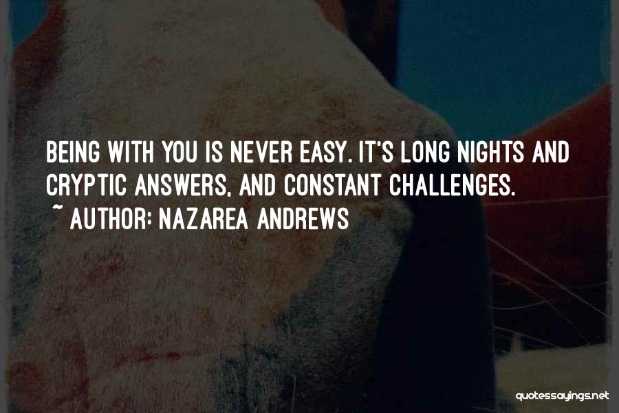 Cryptic Quotes By Nazarea Andrews
