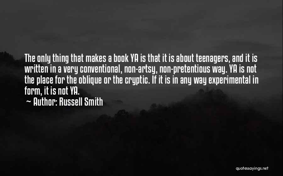 Cryptic Quotes By Russell Smith