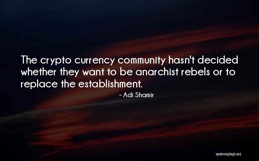 Crypto Currency Quotes By Adi Shamir Crypto Currency Quotes By Adi Shamir