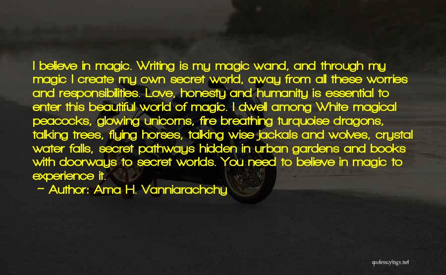 Crystal Water Quotes By Ama H. Vanniarachchy