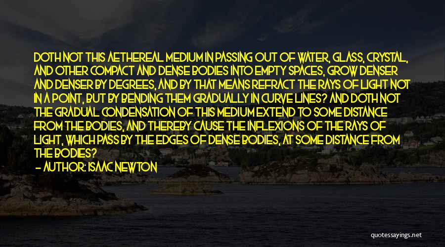 Crystal Water Quotes By Isaac Newton