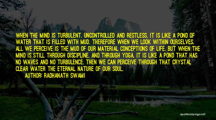 Crystal Water Quotes By Radhanath Swami