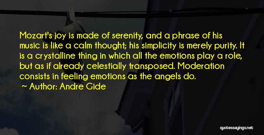 Crystalline Quotes By Andre Gide