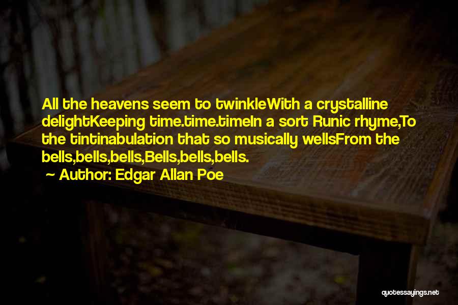 Crystalline Quotes By Edgar Allan Poe