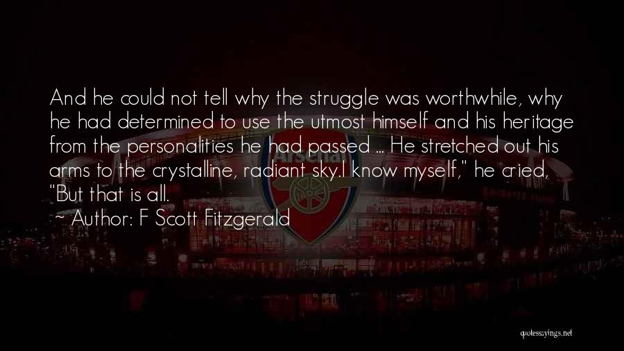 Crystalline Quotes By F Scott Fitzgerald