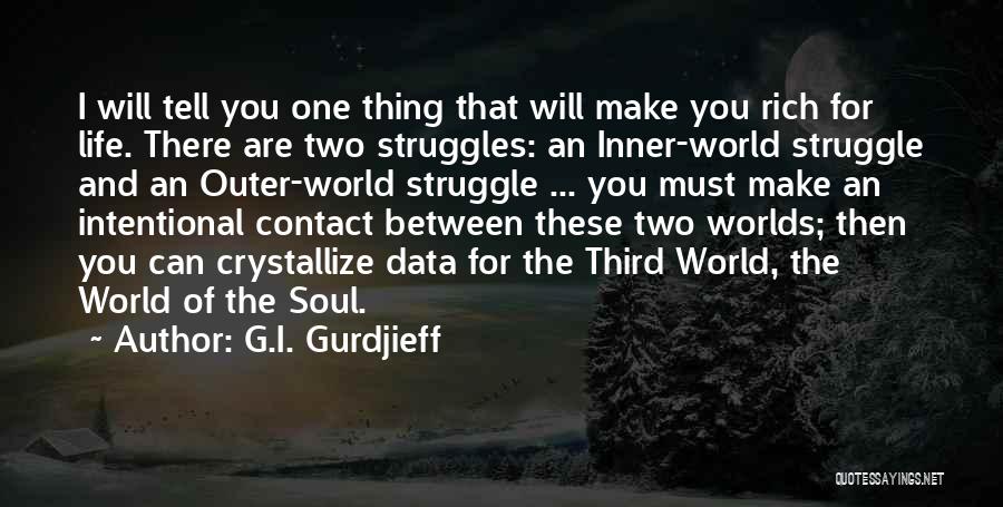 Crystallize Quotes By G.I. Gurdjieff