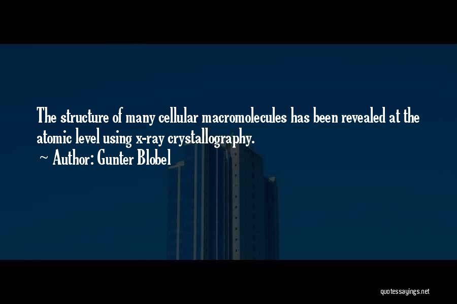 Crystallography Quotes By Gunter Blobel