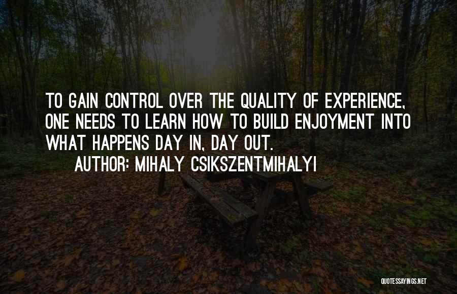 Csikszentmihalyi Quotes By Mihaly Csikszentmihalyi