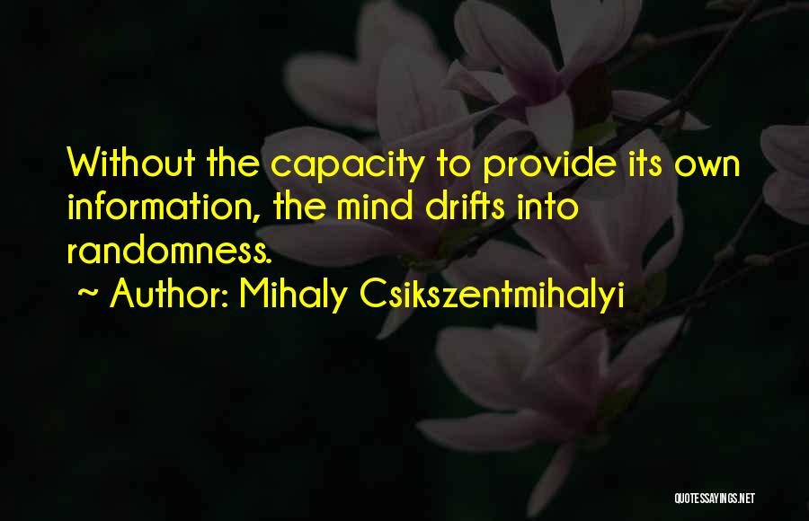 Csikszentmihalyi Quotes By Mihaly Csikszentmihalyi