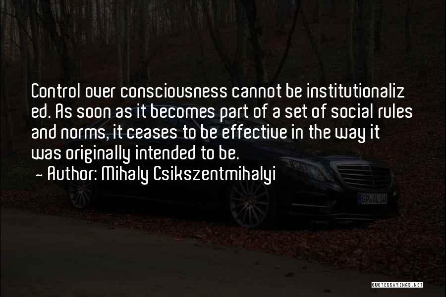 Csikszentmihalyi Quotes By Mihaly Csikszentmihalyi