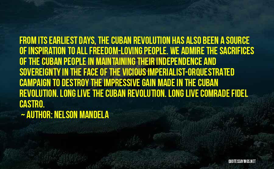 Cuban Revolution Quotes By Nelson Mandela