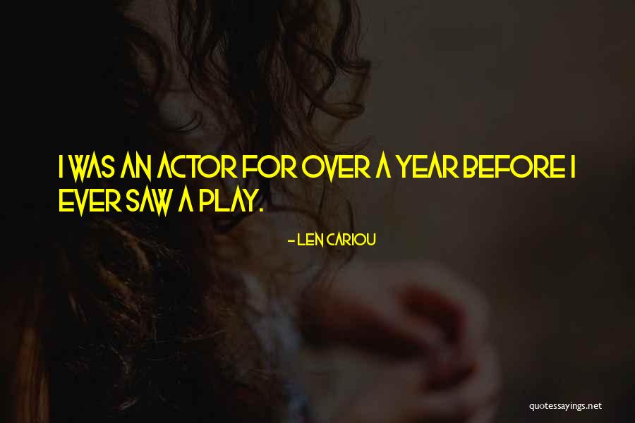 Cuccinello Crime Quotes By Len Cariou Cuccinello Crime Quotes By Len Cariou
