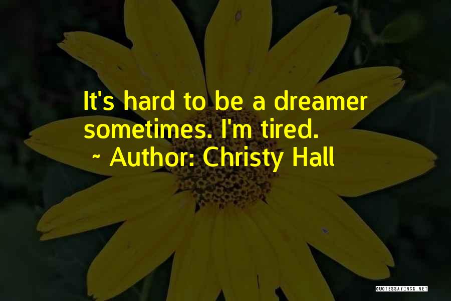 Cuchen Usa Quotes By Christy Hall
